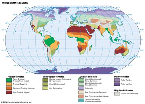 Climate World Climate Regions Students Britannica Kids Homework Help