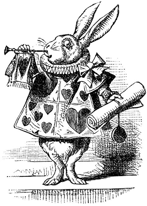 Original Book Alice In Wonderland Characters Clip Art Library