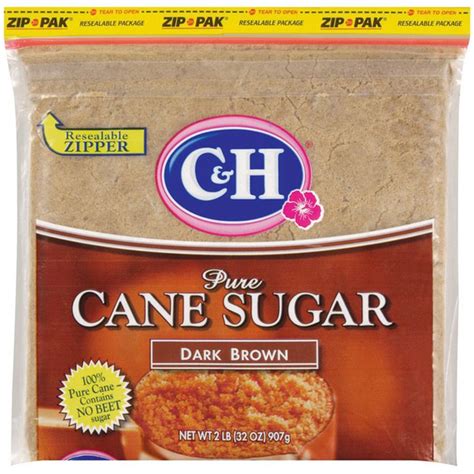 Candh Pure Cane Dark Brown Sugar 2 Lb Instacart