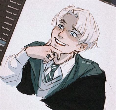 Notice how i made his portrait parallel to lucius'? Pin by Ghyelle:) on Arte | Harry draco, Draco harry potter ...