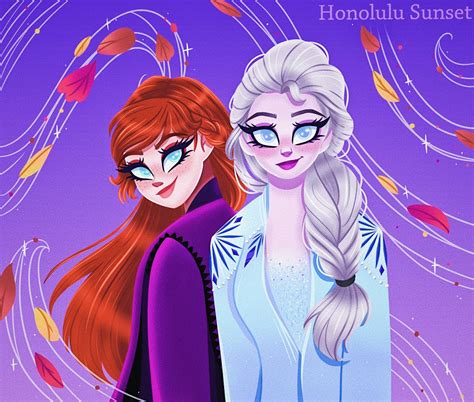 Frozen 2 Anna And Elsa By Misscandyt On Deviantart
