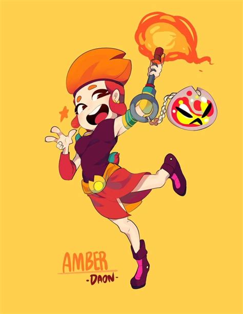 Kairos time to become a brawler. Amber Brawl Stars. The best images and arts | WONDER DAY