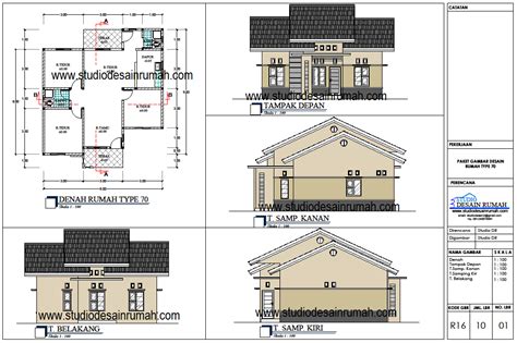 Gallery desain rumah sederhana lengkap. gambar rumah lengkap dengan denahnya