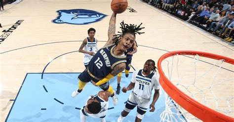 Grizzlies Star Ja Morant Throws Down Jaw Breaker Poster Dunk Of The
