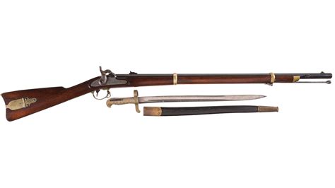 Civil War Us Remington Model 1863 Zouave Percussion Rifle Rock