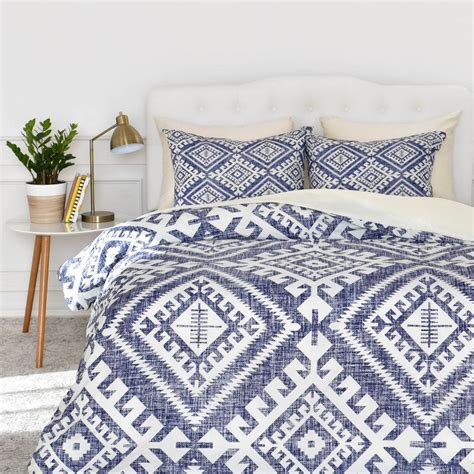 This grey denim duvet set is a bedroom must have. Holli Zollinger Shakami Denim Duvet Cover | DENY Designs ...