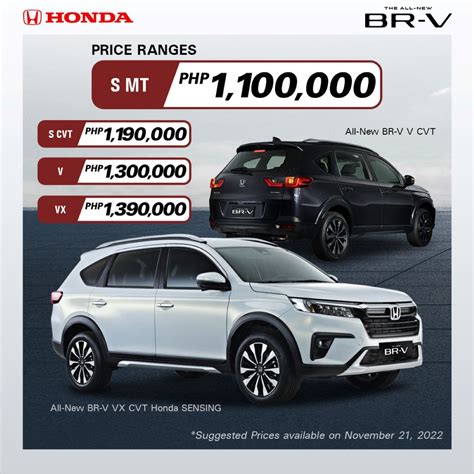 2023 Honda Br V Prices Finally Revealed Reservations Still Being