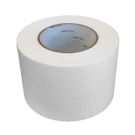 White Polyethylene Poly Tape 4 X 210 Ft 12 Rollscase