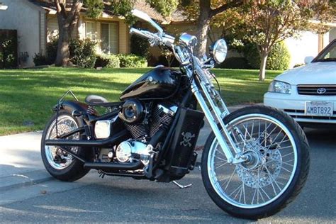 2002 Heavily Modified Bobber With A Hardtail Frame Honda Shadow Spirit