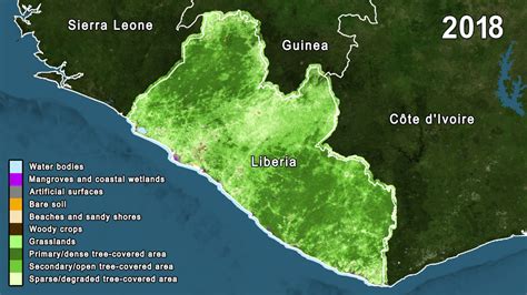 Nasa Svs Liberia Land Use And Ecosystem Extent