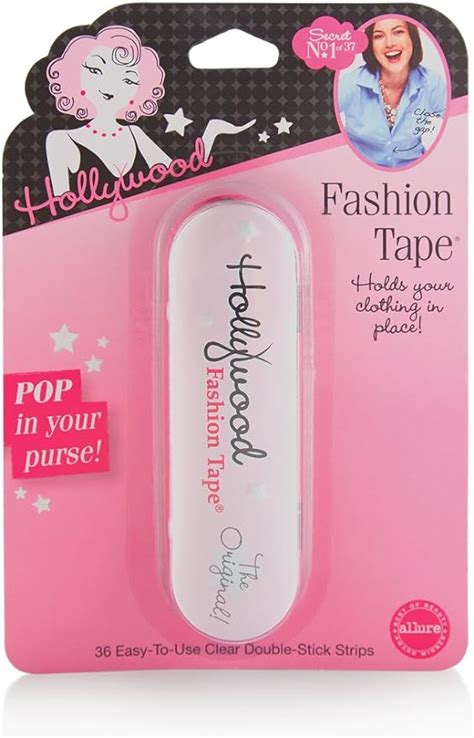Hollywood Fashion Secrets Fashion Tape Tin Checklane Upright Ct Double Sided Apparel Tape