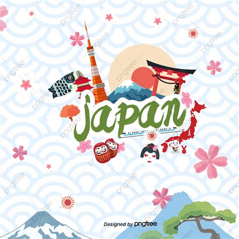 Japan Travel Impression Design, Tourism, Japan, Impression PNG Transparent Clipart Image and PSD ...