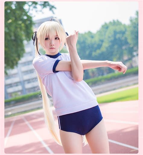 Cute Anime Girls Gym Uniform