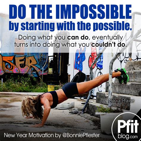 30 Days of Motivation: Impossible Starts with the Possible » PfitBlog