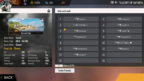 Menu mode (player visual) 1. FREE FIRE BATTLEGROUND | Epic Live Kaizen event🤣 - YouTube