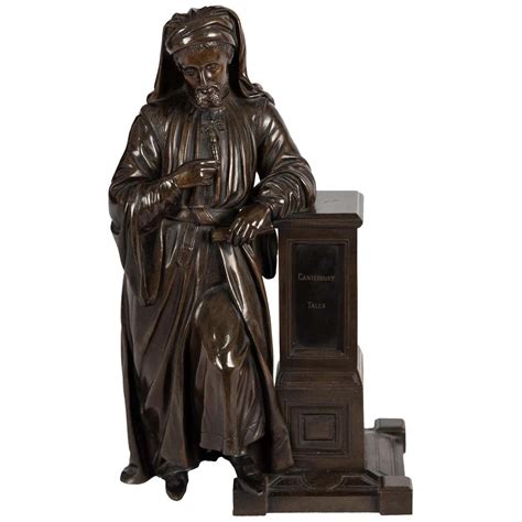 Bronze Statue Of Geoffrey Chaucer For Sale At 1stdibs