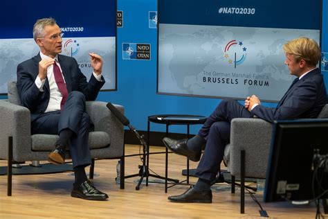 Nato Chief Talks Nuclear Arms Burden Sharing Nato 2030 Us