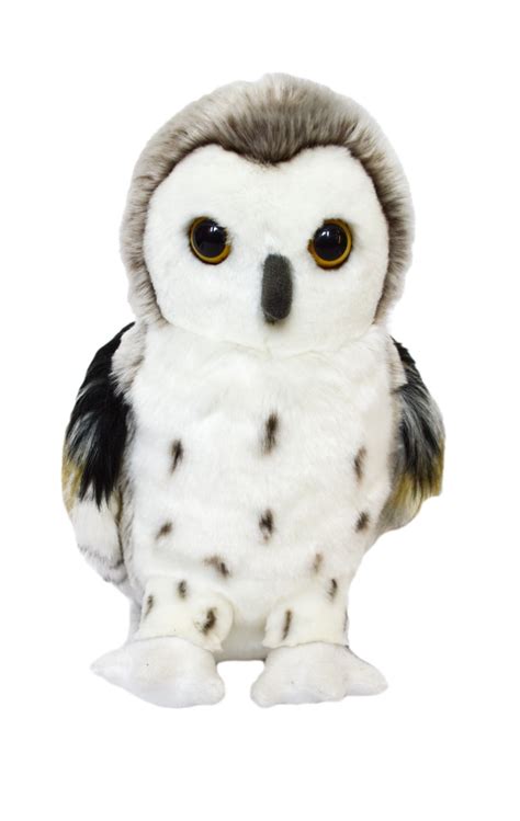 Auswella Plush White Snowy Owl Stuffed Animal Owl Plushie Walmart