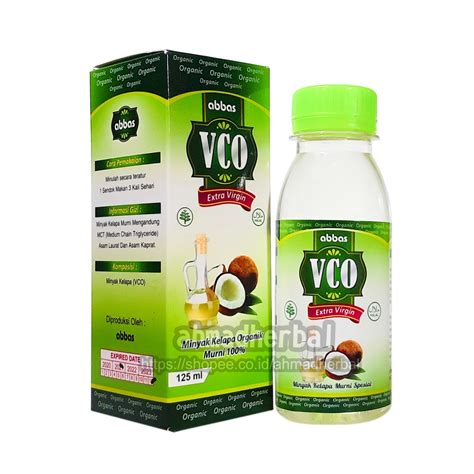 Vco Minyak Kelapa Virgin Coconut Oil 125 Ml Minyak Kelapa Asli Murni