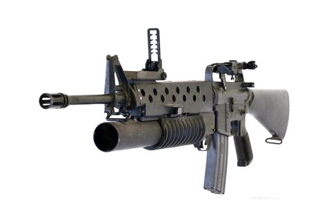 Deactivated M16a1 Assault Rifle M203 Launcher Sn 0101