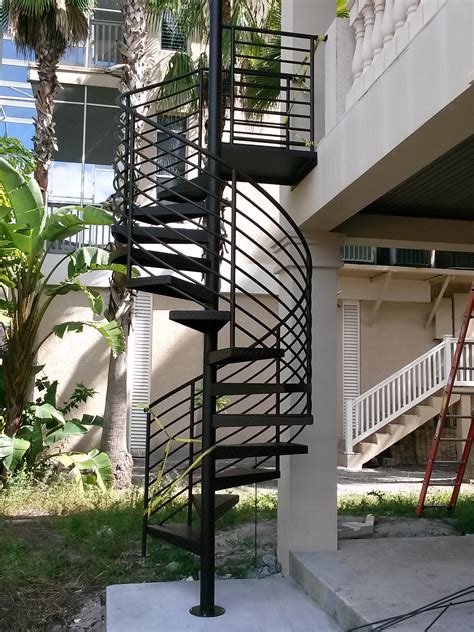 Metal Spiral Stairs Tampa