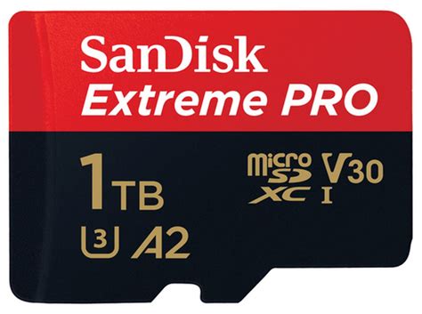 Sandisk Micro Sdxc Extreme Pro 1tb 200mbs V30 Foto Erhardt