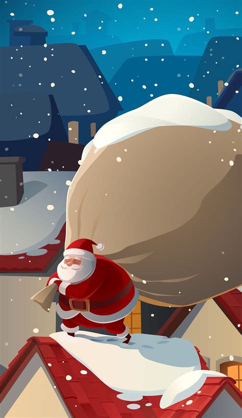 Santa Wallpapers Backgrounds (57+ images) See more ideas about iphone wallpaper, iphone background, preppy wallpaper.