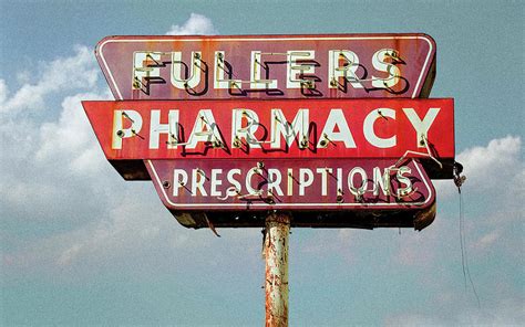 Pharmacy Vintage Neon Sign Photograph By Joseph Oland Fine Art America