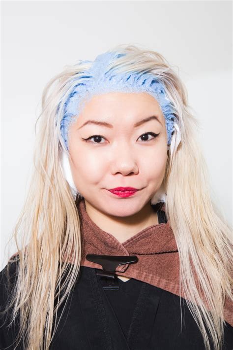 I had my hair bleached to white and dyed it purple a little while back. How to Dye Asian Hair Blond | POPSUGAR Beauty