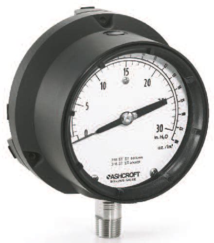 Ashcroft 1189 Low Pressure Gauge Kodiak Controls