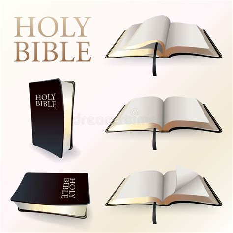 Opened Holy Bible Stock Vector Illustration Of Glory 14865187