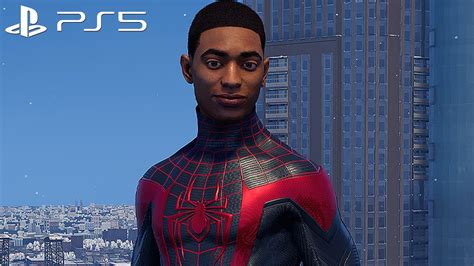 Unmasked Suit In Spider Man Miles Morales Mod Youtube