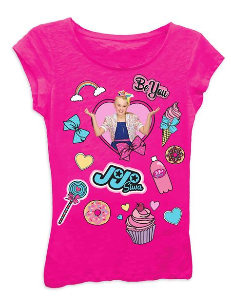 Nickelodeon Jojo Siwa Girls Be You Graphic T Shirt