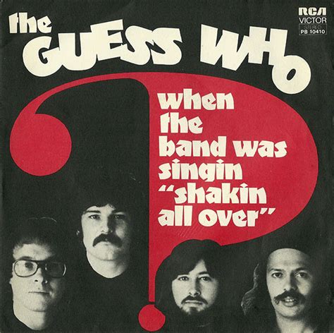 The Guess Who When The Band Was Singing Shakin All Over 1975 Vinyl Discogs