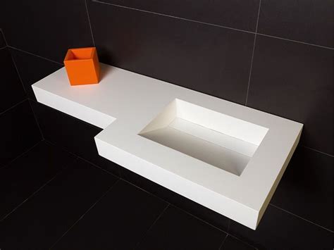 Le mobilier est déjà monté, seule la vasque est à poser. Plan double vasque caniveau, 50 x 110 cm, Bassin de 30 x ...