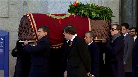 Remains Of Late Spanish Dictator Exhumed For Reburial In Controversial