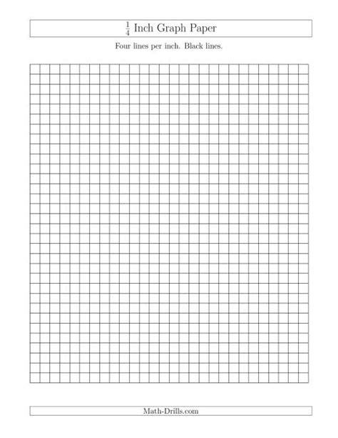 14 Inch Graph Paper With Black Lines A