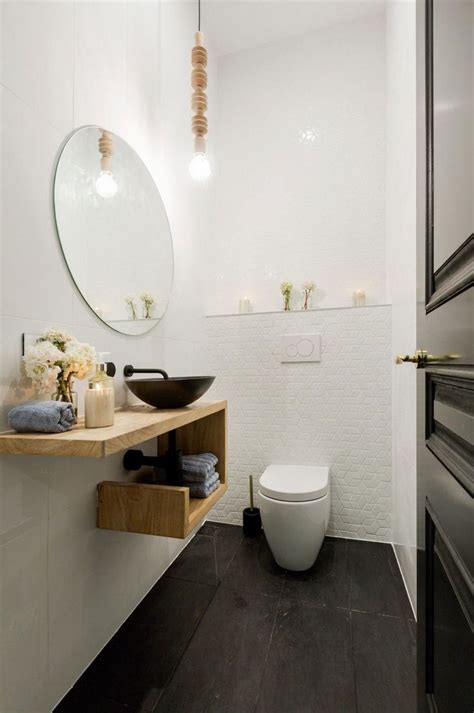 35 Crazy And Handsome Tiny Powder Room With Color And Tile Powder