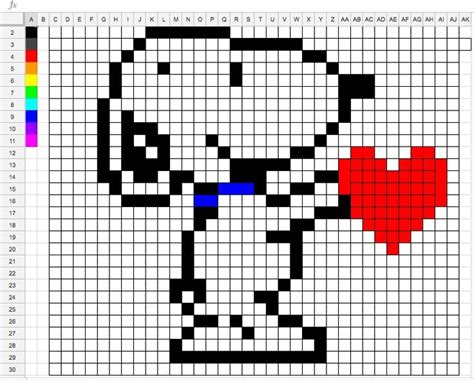 spreadsheet pixel art - Google Search (With images ... If we zoom in on an actual pixel, we can see the 3 channels (rgb).