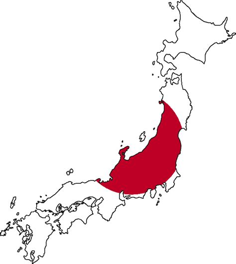 Download Japan Landkarte Umriss Japanese Flag Map Png Image With No