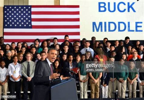 Us President Barack Obama Speaks At Buck Lodge Middle School In News