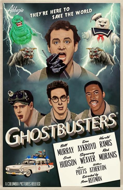 Ghostbusters Retro Poster By Abbazia Woman Movie Ghostbusters Funny