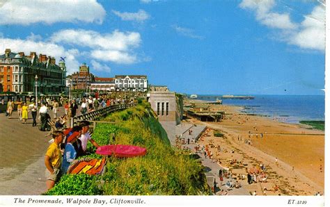Postcards And Viewcards The Promenade Walpole Bay Cliftonville Kent