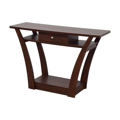 $50.0 side table set of 2. 80% OFF - Wayfair Wayfair Wood Single Drawer Console Table ...