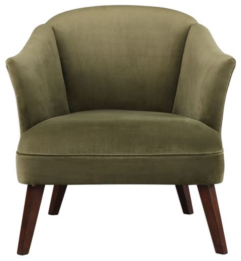 Shop our green accent chair selection from the world's finest dealers on 1stdibs. Olive Green Midcentury Modern Velvet Accent Chair, Round ...