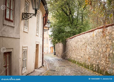 Novy Svet Street An Empty Picturesque Cobblestone Medieval And Narrow
