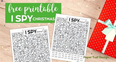 Free Printable I Spy Christmas Activity Christmas Activities I Spy