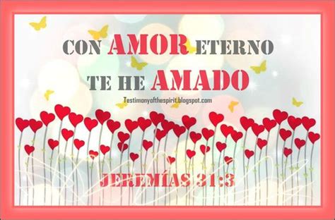 Con Amor Eterno Te He Amado Jeremías 313 Postales Cristianas Y S