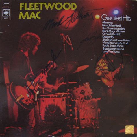 Fleetwood Mac Fully Hand Signed Greatest Hits Lp Presley Collectibles