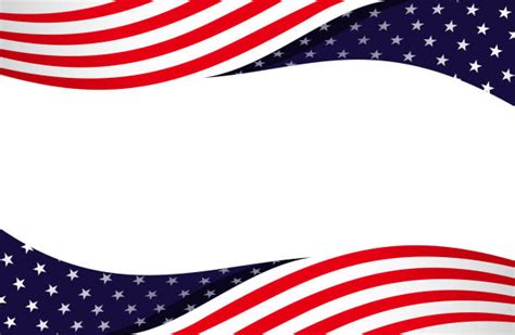 American Flag Border Illustrations Royalty Free Vector Graphics And Clip